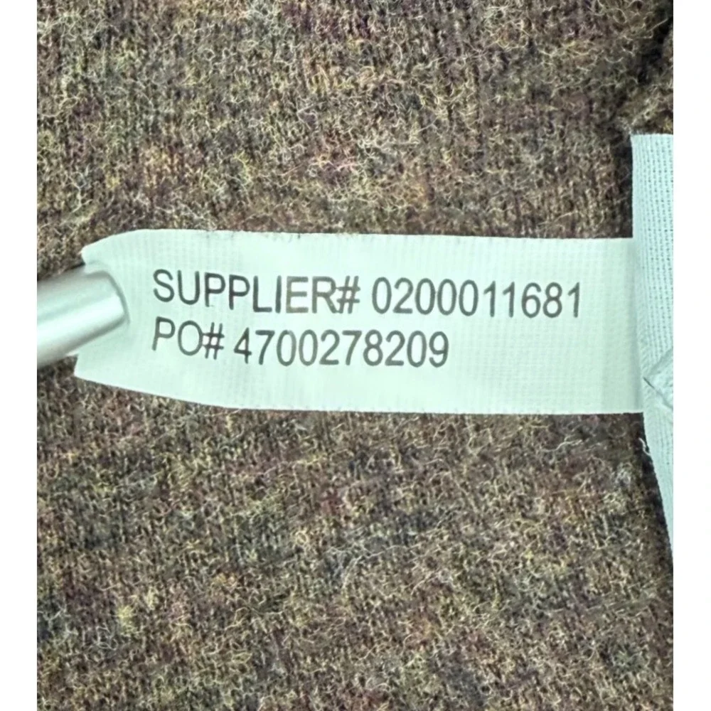 Polo Ralph Lauren Pullover Mens XXL Brown Shawl Collar Button Cotton Sweatshirt